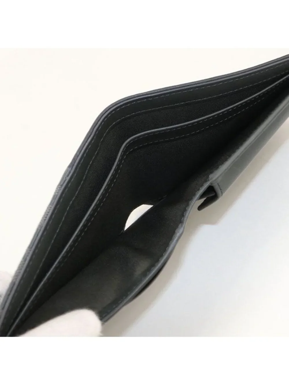 Dior Saddle Bifold Wallet Cotton